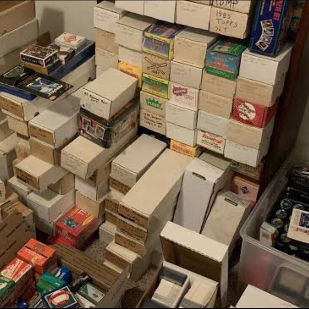 More lbs of sports cards! Clearance! stars/rookies! 1975-2025 cased cards!